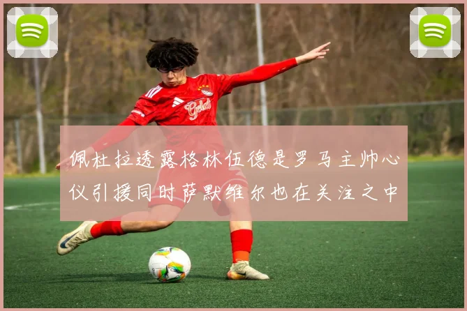 佩杜拉透露格林伍德是罗马主帅心仪引援同时萨默维尔也在关注之中